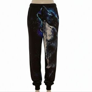 Wolf Print Joggers **2/$35**